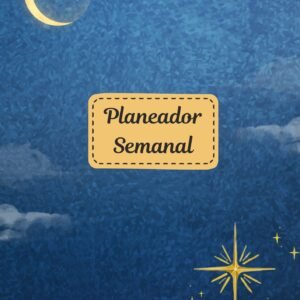 Planeador semanal azul
