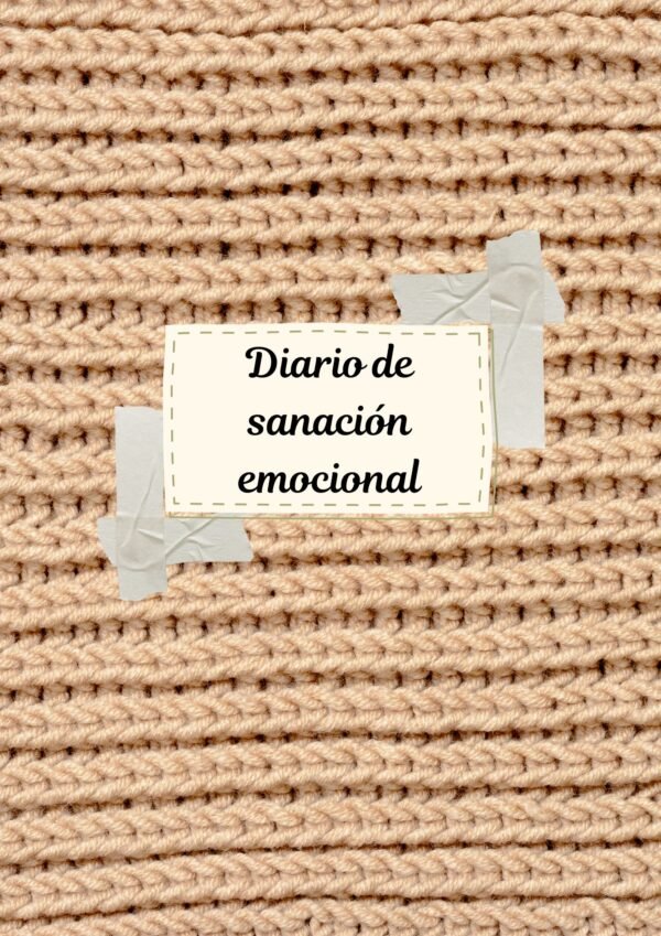 Diario de sanacion emocional tejido